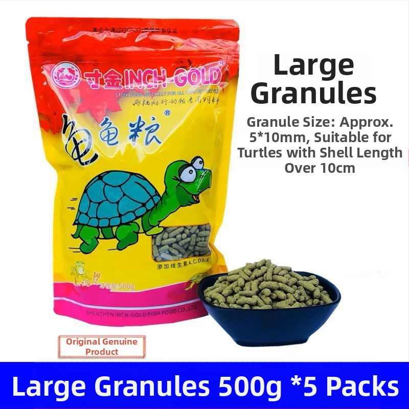 Granuleeritud kilpkonnatoit - veekasvatajate lemmikloomad - mitte imporditud