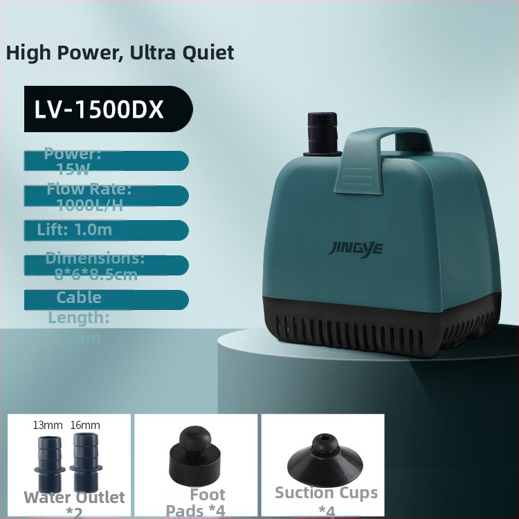 Panardinamas akvariumo siurblys – filtravimas ir cirkuliacija, plastinės konstrukcijos, Jingye