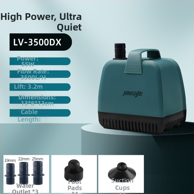 Panardinamas akvariumo siurblys – filtravimas ir cirkuliacija, plastinės konstrukcijos, Jingye
