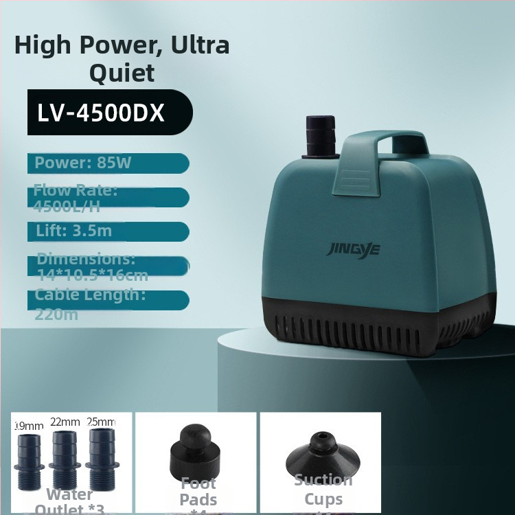 Panardinamas akvariumo siurblys – filtravimas ir cirkuliacija, plastinės konstrukcijos, Jingye