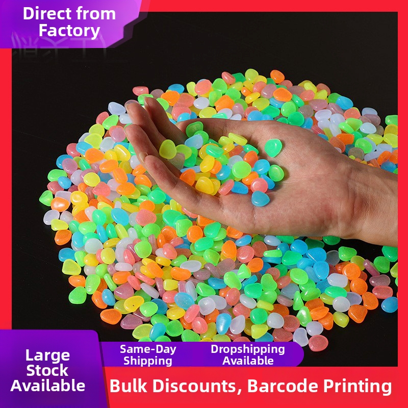 Helendavad fluoriitkivid akvaariumi ja aianduse jaoks - 1 kg pakk, päritolu Jinhua