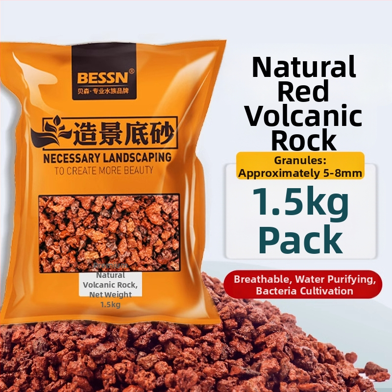 Vulkaninis akvariumo substratas – dugno smėlio dalelės, filtravimo medžiagos, tinkamas akvariumams su vėžliais, kraštovaizdžio smėlis ir dekoratyviniai akmenys