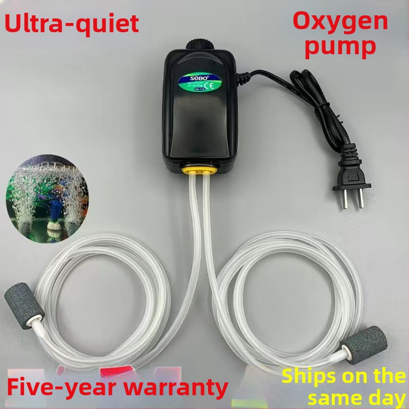 Akvaariumi hapnikupump, väga vaikne, hapnikugeneraator koduseks kasutuseks