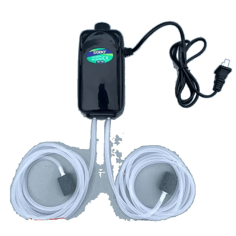 Pompă de oxigen pentru acvariu, foarte silențioasă, oxigenator pentru uz casnic