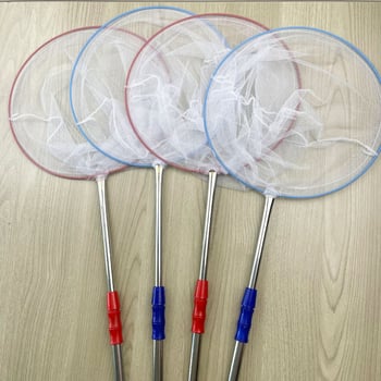 Разтегателна детска мрежа за улов на стрекози и пеперуди (Стоманена рамка; тегло 225 g; Chi Yiheng)