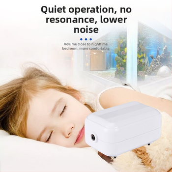 Oksigeno siurblys akvariumui – ypač tylus, namų naudojimui oksigenatorius, OEM paruoštas, vietinis gaminimas