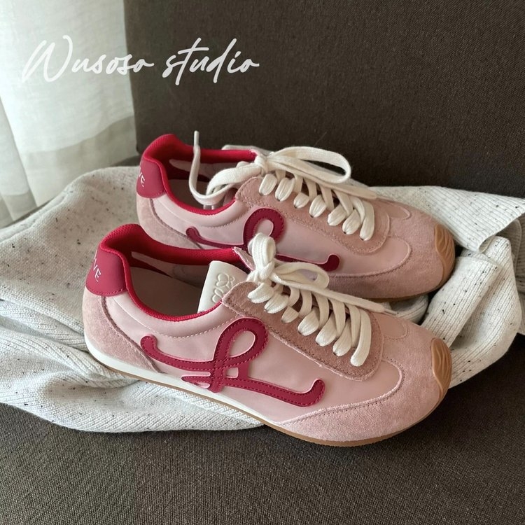 Naised Forrest Gump stiilis vabaaja sneakersid, hingav disain, lukk, madal ülaosa, kummist tald