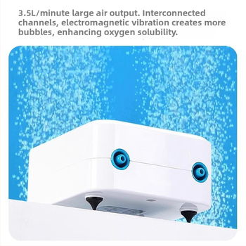 Yee akvariumo deguonies siurblys – labai tylus, namų oksigenatorius cirkuliacijai, 2,0 kg, prekinis ženklas Yee, neimportuotas