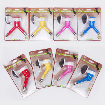 Függő rozsdamentes acél kisállat ivóvíz adagoló, univerzális itatófej kutyáknak és macskáknak