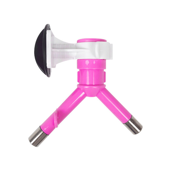 Függő rozsdamentes acél kisállat ivóvíz adagoló, univerzális itatófej kutyáknak és macskáknak