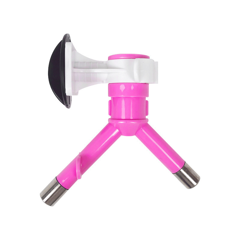 Függő rozsdamentes acél kisállat ivóvíz adagoló, univerzális itatófej kutyáknak és macskáknak