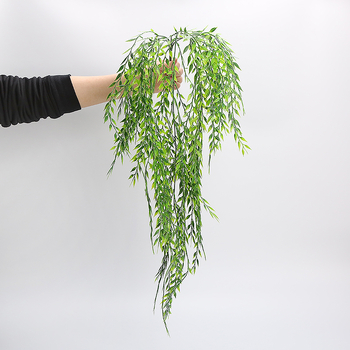 Umjetne biljke za zidnu dekoraciju od tkanine s flocking završnom obradom, vrsta Turtle Back, pogodna kao pozadina za livestream s zelenilom