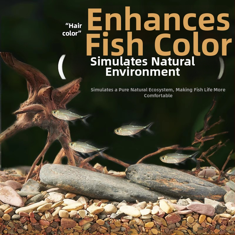 Lubjakiviga jõe liiv akvaariumile, looduslik alus aluspõhi, maastikukujundus, 1,5 kg, päritolu Shandong