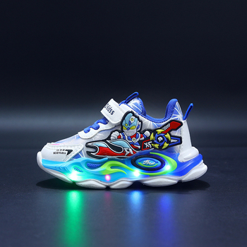 2025 Új stílusú, világító gyermek sportcipők, fiúcipők, világító cipők, kisgyermek cipők, 3D sztereoszkopikus