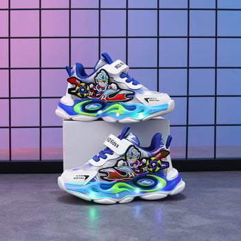 2025 Új stílusú, világító gyermek sportcipők, fiúcipők, világító cipők, kisgyermek cipők, 3D sztereoszkopikus