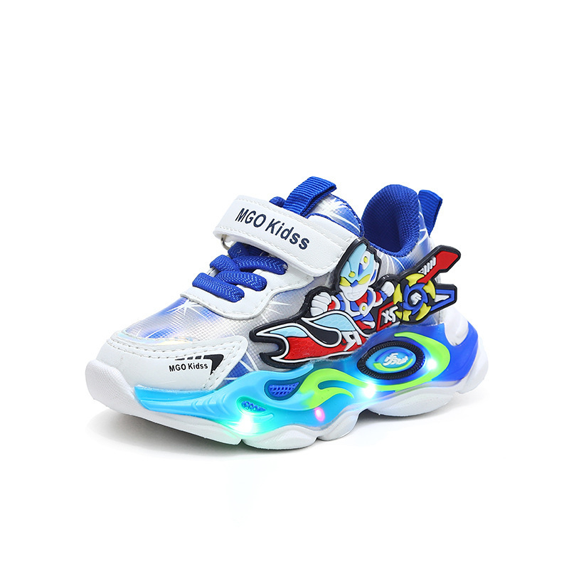 2025 Uued stiilid valgustatud laste spordijalatsid, poiste kingad, helendavad kingad, väikelaste kingad, 3D stereoskoopilised