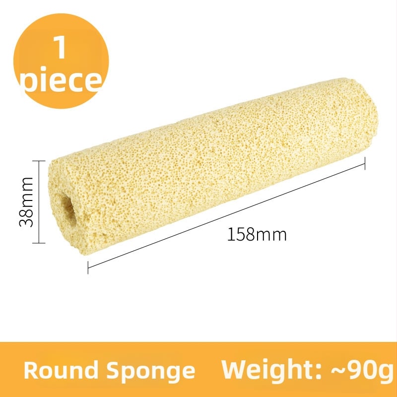 Natūralios keramikos filtravimo medžiaga akvariumui – nitrifikacinių bakterijų stulpelis, kvadrato formos, tinkama žuvų ir vėžlių akvariumams, 0.5 kg