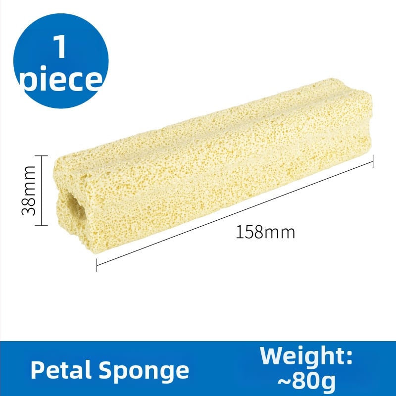 Natūralios keramikos filtravimo medžiaga akvariumui – nitrifikacinių bakterijų stulpelis, kvadrato formos, tinkama žuvų ir vėžlių akvariumams, 0.5 kg