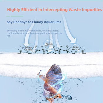 Akvaariumi PP puuvillafiltri – mitmekihiline, ei takista veevoolu, filtrikasti jaoks, 1 tükk