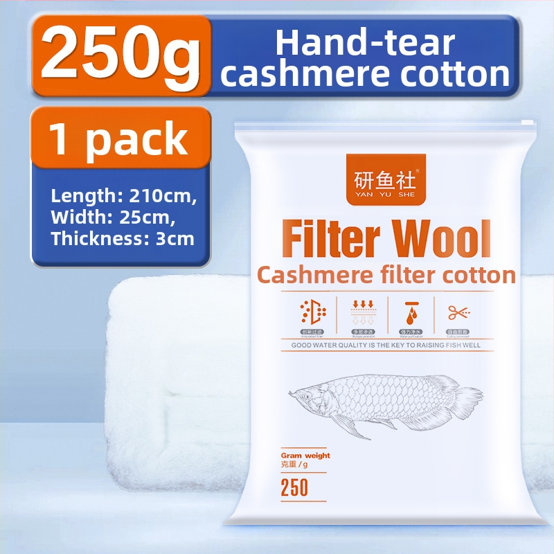 Akvaariumi PP puuvillafiltri – mitmekihiline, ei takista veevoolu, filtrikasti jaoks, 1 tükk