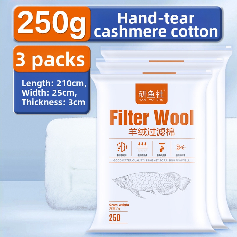 Akvaariumi PP puuvillafiltri – mitmekihiline, ei takista veevoolu, filtrikasti jaoks, 1 tükk