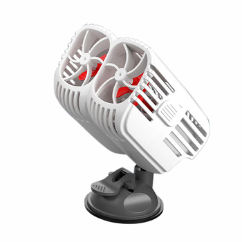 Аквариумна помпа с две глави, 360° безшумен поток, вакуумни държачи