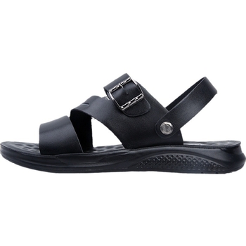 Férfi strand szandálok - nyitott orr, mű PU felsőrész, PU talp, csattal záródó