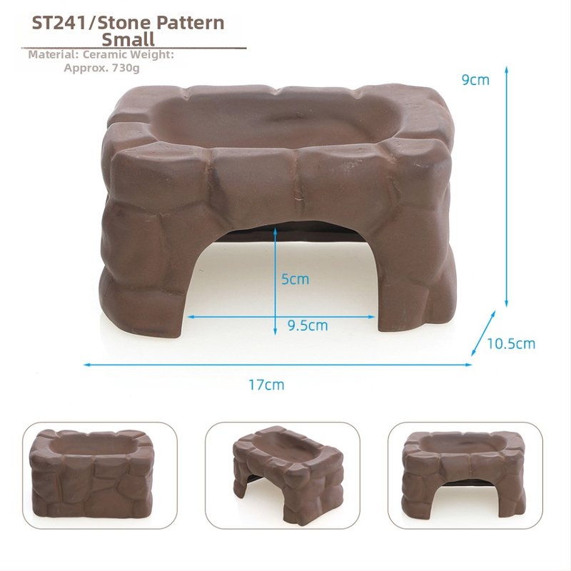 Keraminė vėžlio dekoratyvinė skulptūra, Fish Family prekinis ženklas, namų dekorui