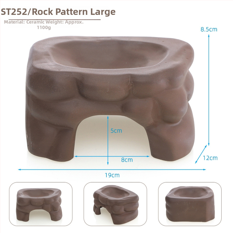 Keraminė vėžlio dekoratyvinė skulptūra, Fish Family prekinis ženklas, namų dekorui