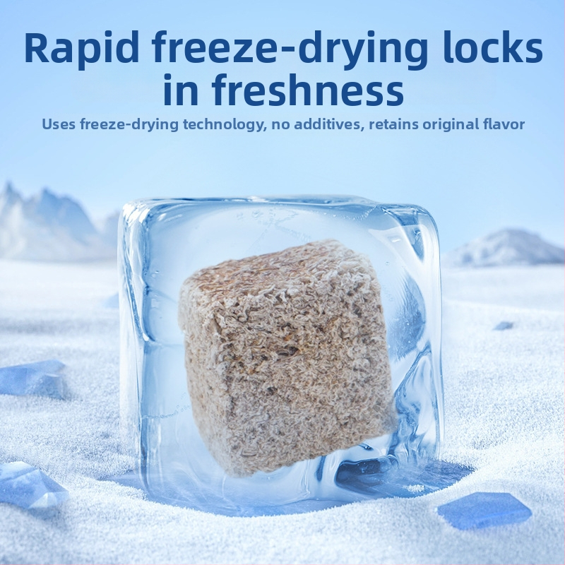 Akvārija zivju barība — Freeze-dried ūdens tārpi, Naichong; izcelsme Liaocheng, Shandong; zīmols Naichong; veids: akvārija mājdzīvnieku barība; imports Nē