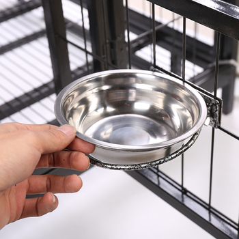 Ταΐστία κατοικίδιων από ανοξείδωτο ατσάλι για σκύλους και γάτες, ανθεκτική, αντιολισθητική, κρεμαστή σχεδίαση — Love Pet Tribe