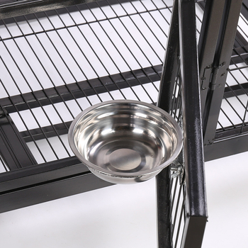 Ταΐστία κατοικίδιων από ανοξείδωτο ατσάλι για σκύλους και γάτες, ανθεκτική, αντιολισθητική, κρεμαστή σχεδίαση — Love Pet Tribe