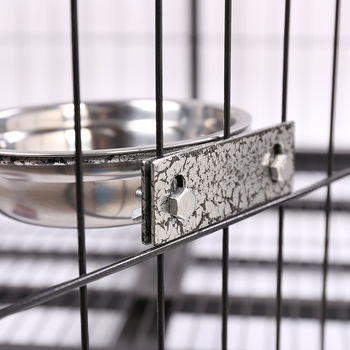 Ταΐστία κατοικίδιων από ανοξείδωτο ατσάλι για σκύλους και γάτες, ανθεκτική, αντιολισθητική, κρεμαστή σχεδίαση — Love Pet Tribe