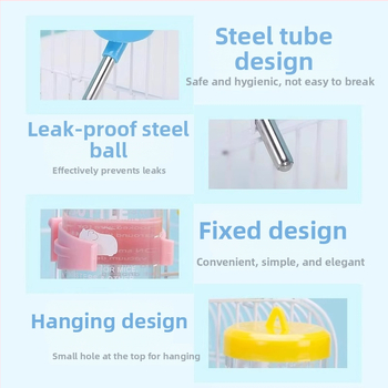 Plastikinis vandens buteliukas mažiems gyvūnėliams — Hangge, neimportuotas, tinkamas akvariumams