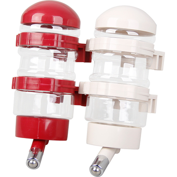 Αυτόματος διανομέας νερού για σκύλους και γάτες, κρεμαστό δοχείο με στρογγυλό στόμιο από ανοξείδωτο χάλυβα, μάρκα LXGPET