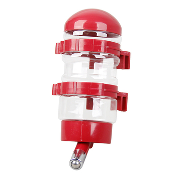 Αυτόματος διανομέας νερού για σκύλους και γάτες, κρεμαστό δοχείο με στρογγυλό στόμιο από ανοξείδωτο χάλυβα, μάρκα LXGPET