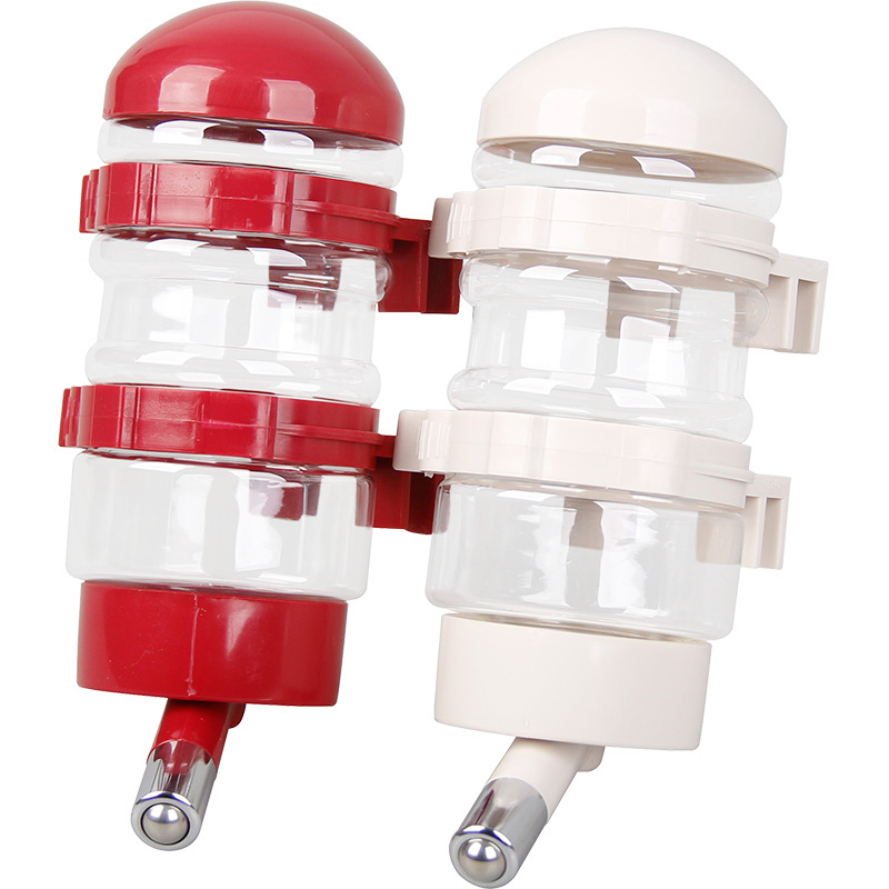 Αυτόματος διανομέας νερού για σκύλους και γάτες, κρεμαστό δοχείο με στρογγυλό στόμιο από ανοξείδωτο χάλυβα, μάρκα LXGPET