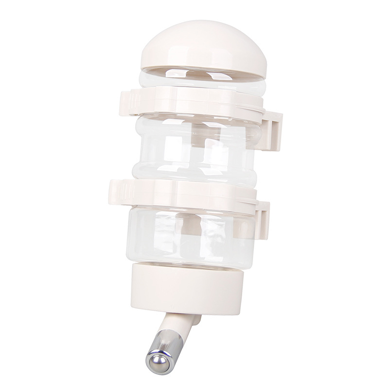 Αυτόματος διανομέας νερού για σκύλους και γάτες, κρεμαστό δοχείο με στρογγυλό στόμιο από ανοξείδωτο χάλυβα, μάρκα LXGPET