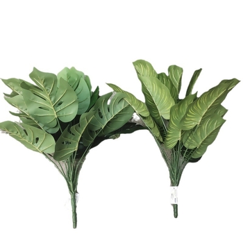 Mesterséges virág növény teknősbéka hátú levelekkel – DIY dekoráció esküvőre és otthonra