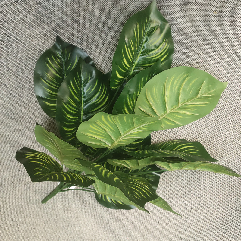 Mesterséges virág növény teknősbéka hátú levelekkel – DIY dekoráció esküvőre és otthonra