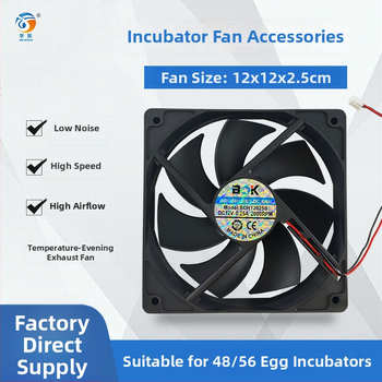 Inkubačné zariadenie, HUATUO Mini Fan, model Mini Fan, riadenie teploty 37–39°C, vhodné pre hydinu
