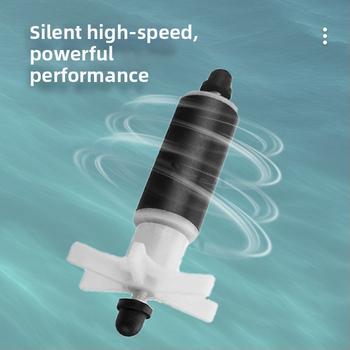 AQ Ugrađeni filtr za akvarij, tri u jedan pumpa za filtraciju s filterom vlakna, plastično kućište, cirkulacija vode