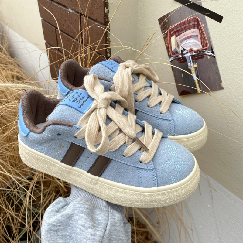 Naiste Korea stiilis vabaaja sportlikud jalanõud paksu tallaga, PU ülaosa, hingav võrkvooder, nöörid, madal profiil