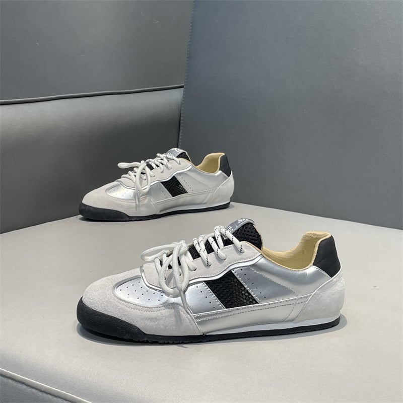 Férfi sneaker szintetikus bőrből készült felsővel, gumitalppal, alacsony profilú, fűzővel záródó