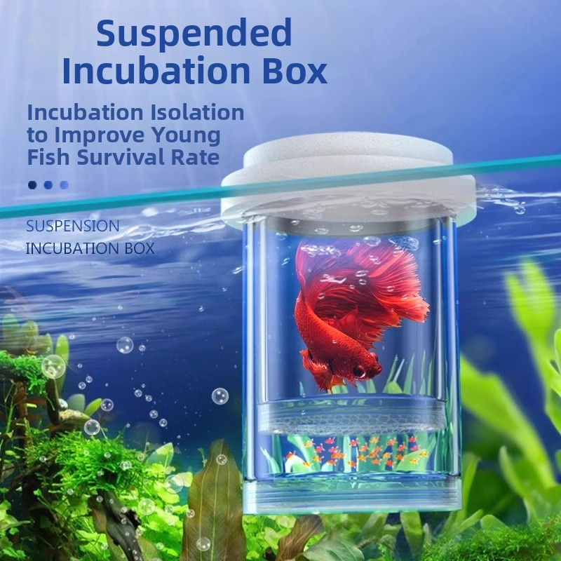 Пластмасов инкубатор за яйца и малки риби — изолационна кутия за развъждане, окачващ се дизайн