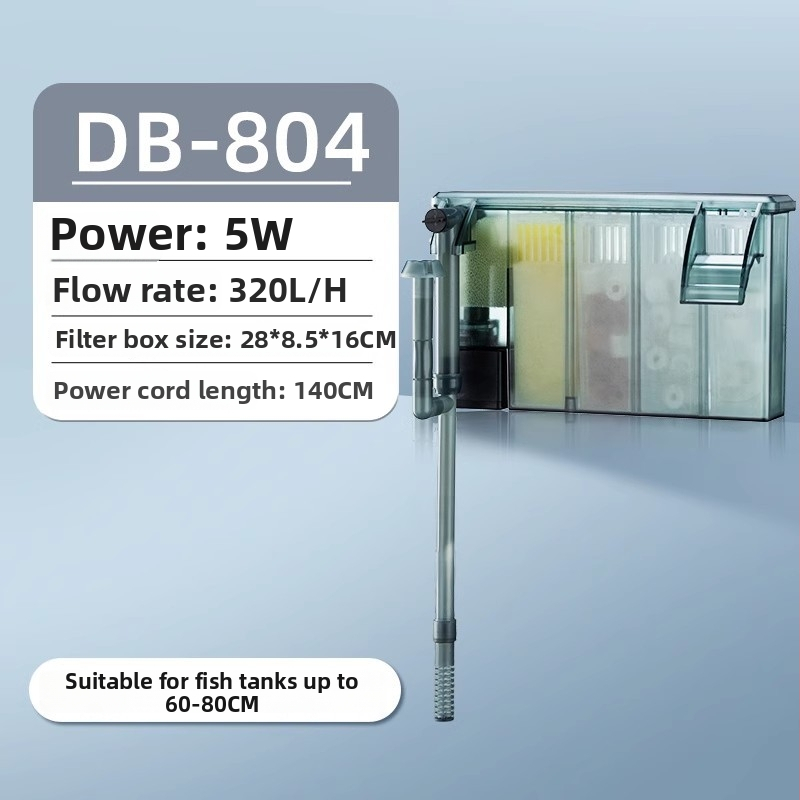 Yee filtro pre akvárium, stena montáž, externý kompaktný 3-v-1 filtr, tichý chod, membrána odstraňujúca olejovú vrstvu a cirkulácia vody