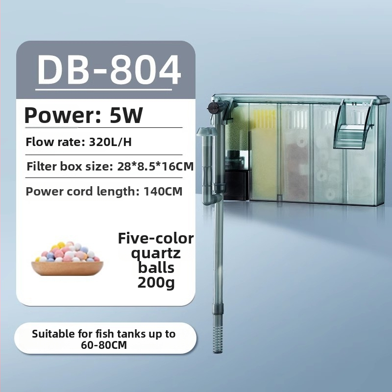 Yee filtro pre akvárium, stena montáž, externý kompaktný 3-v-1 filtr, tichý chod, membrána odstraňujúca olejovú vrstvu a cirkulácia vody