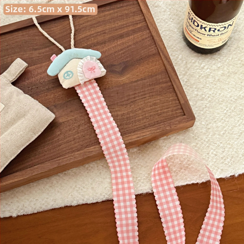 DIY doplnky pre šperky — Ručne vyrobený textilný organizér na sponky do vlasov s roztomilým kresleným štýlom (Značka Tengyi Premium; Sezóna jar 2025; Štýl: Cartoon, Fresh and Sweet)