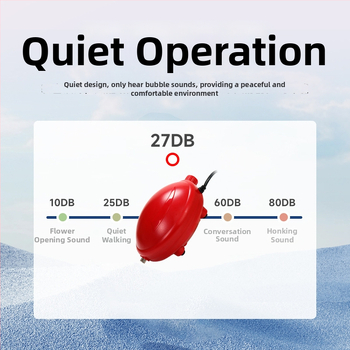 Naichong DC maitinimo siurblys akvariumui su reguliuojamu oro srautu ir gilumine oksigenacija.
