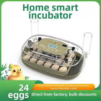 Täielikult automaatne inkubaator kana munade jaoks, mahutavus 24 muna, algajatele sobiv, bränd WONEGG